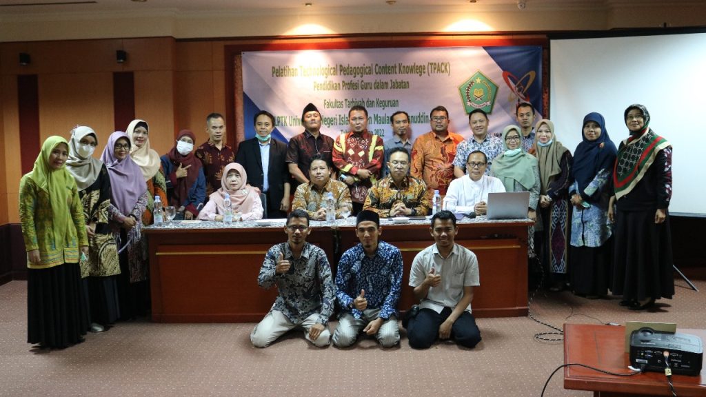 Prodi PPG Fakultas Tarbiyah dan Keguruan UIN SMH Banten Menyelenggarakan Pelatihan TPACK Prodi PPG Fakultas Tarbiyah dan Keguruan UIN SMH Banten Menyelenggarakan Pelatihan TPACK
