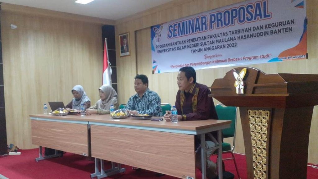 Perkuat Keilmuan Prodi, FTK UIN Banten Seleksi Proposal Bantuan Penelitian