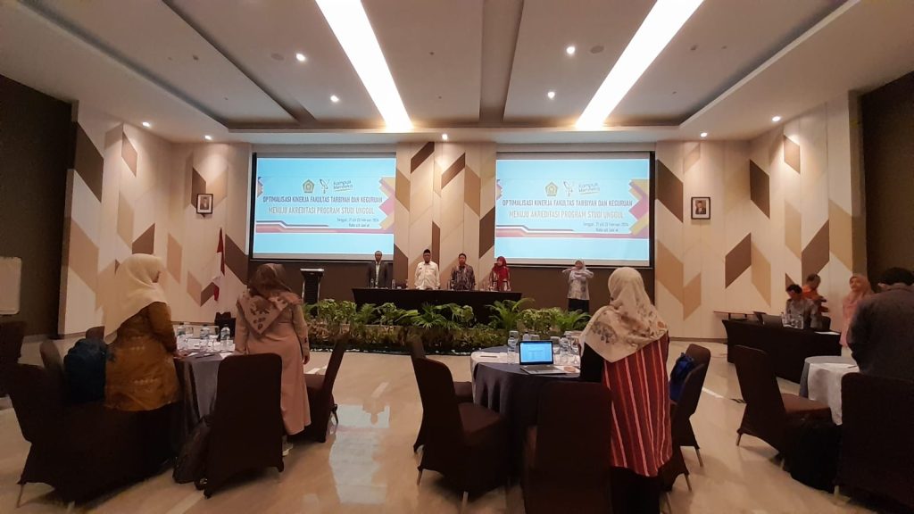 Rapat Kerja Fakultas Tarbiyah dan Keguruan 2024 “Optimalisasi Kinerja Fakultas Tarbiyah dan Keguruan Menuju Akreditasi Program Studi Unggul”