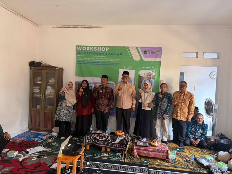 Demi Merawat Bumi, FTIK UIN SMH Banten Perkuat Edukasi Pengelolaan Sampah Bersama Masyarakat Kasemen