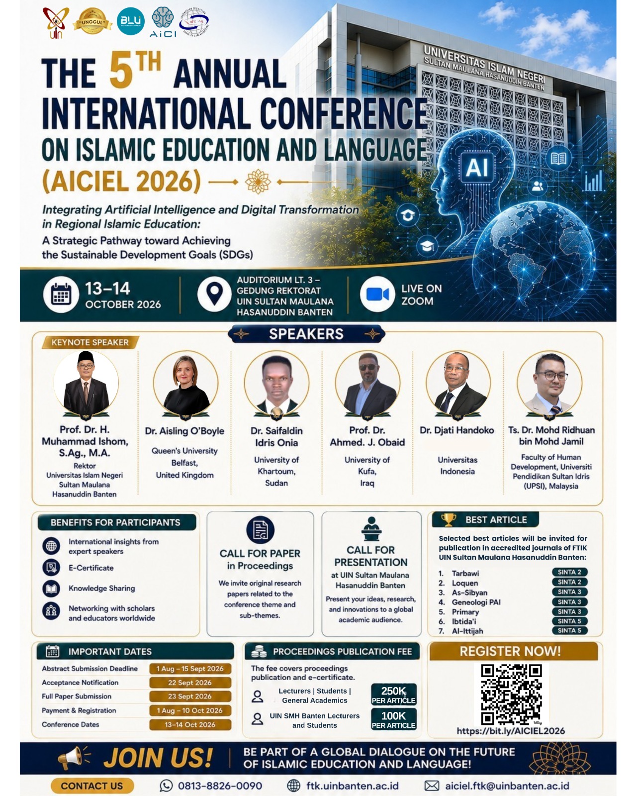 AICIEL 2026 - International Conference on Islamic Education and Language